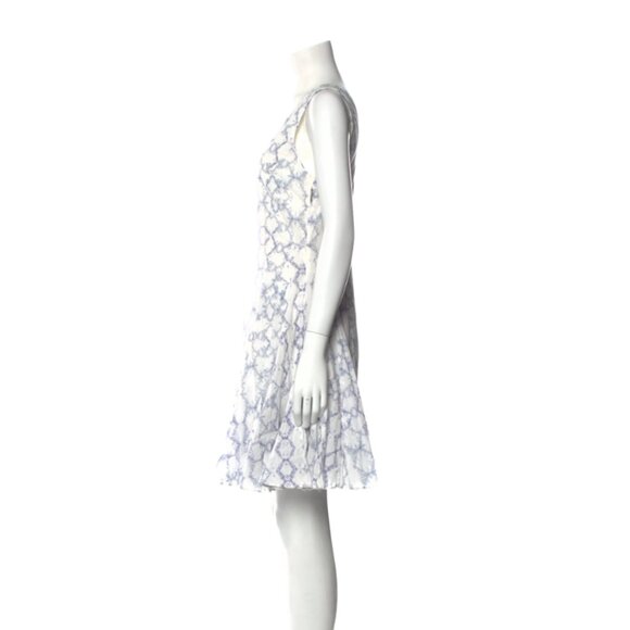 Rebecca Taylor 100% Cotton Ruffle Dress Printed - Picture 2 of 3